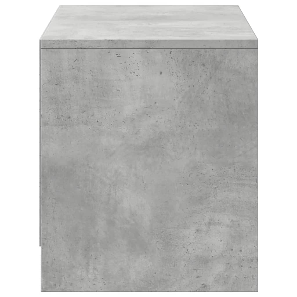 vidaXL Έπιπλο Τηλεόρασης με LED Γκρι Σκυρ. 97x34x40 εκ. Επεξ. Ξύλο