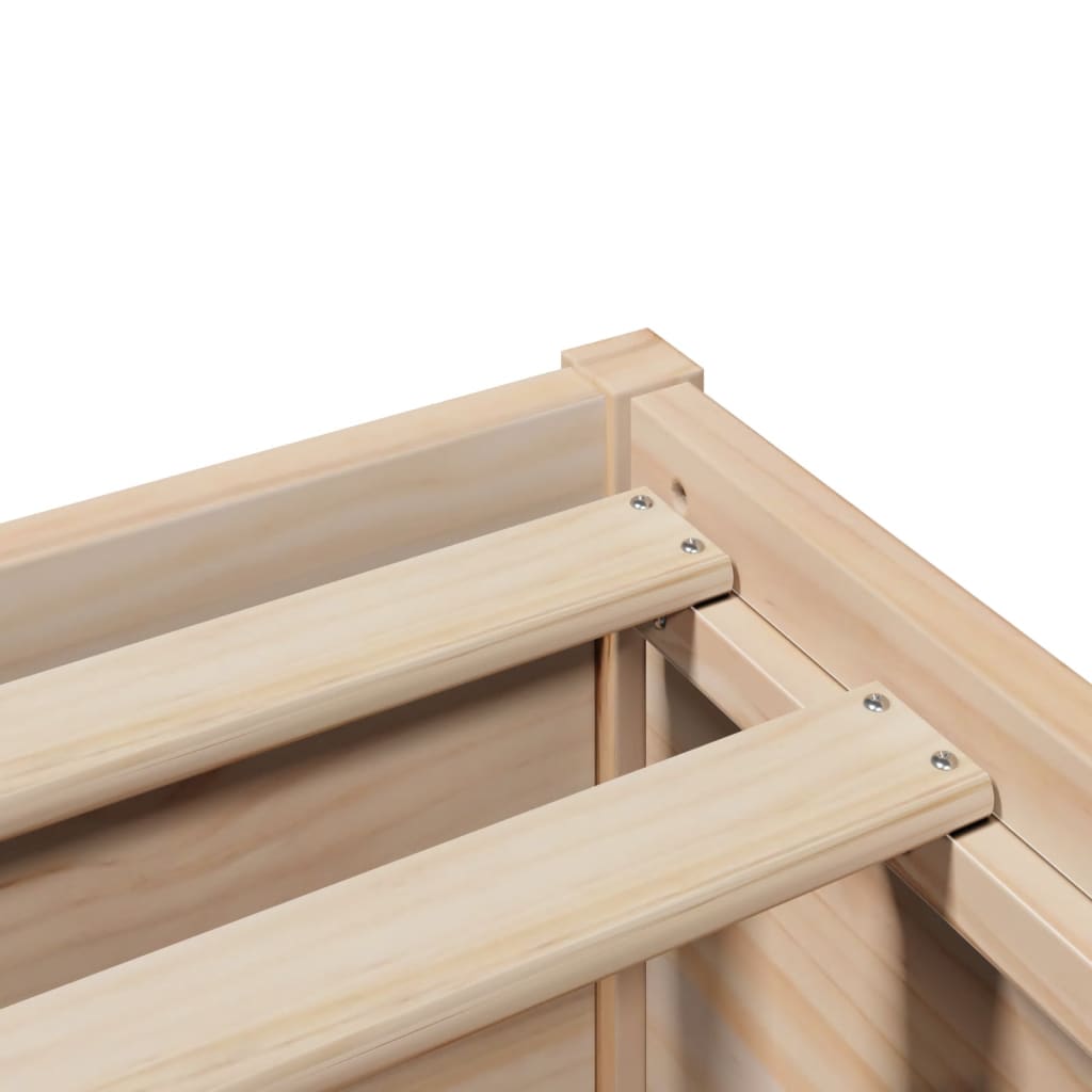 vidaXL Πλαίσιο Κρεβατιού Κεφαλάρι 75x190εκ. Μασίφ Πεύκο