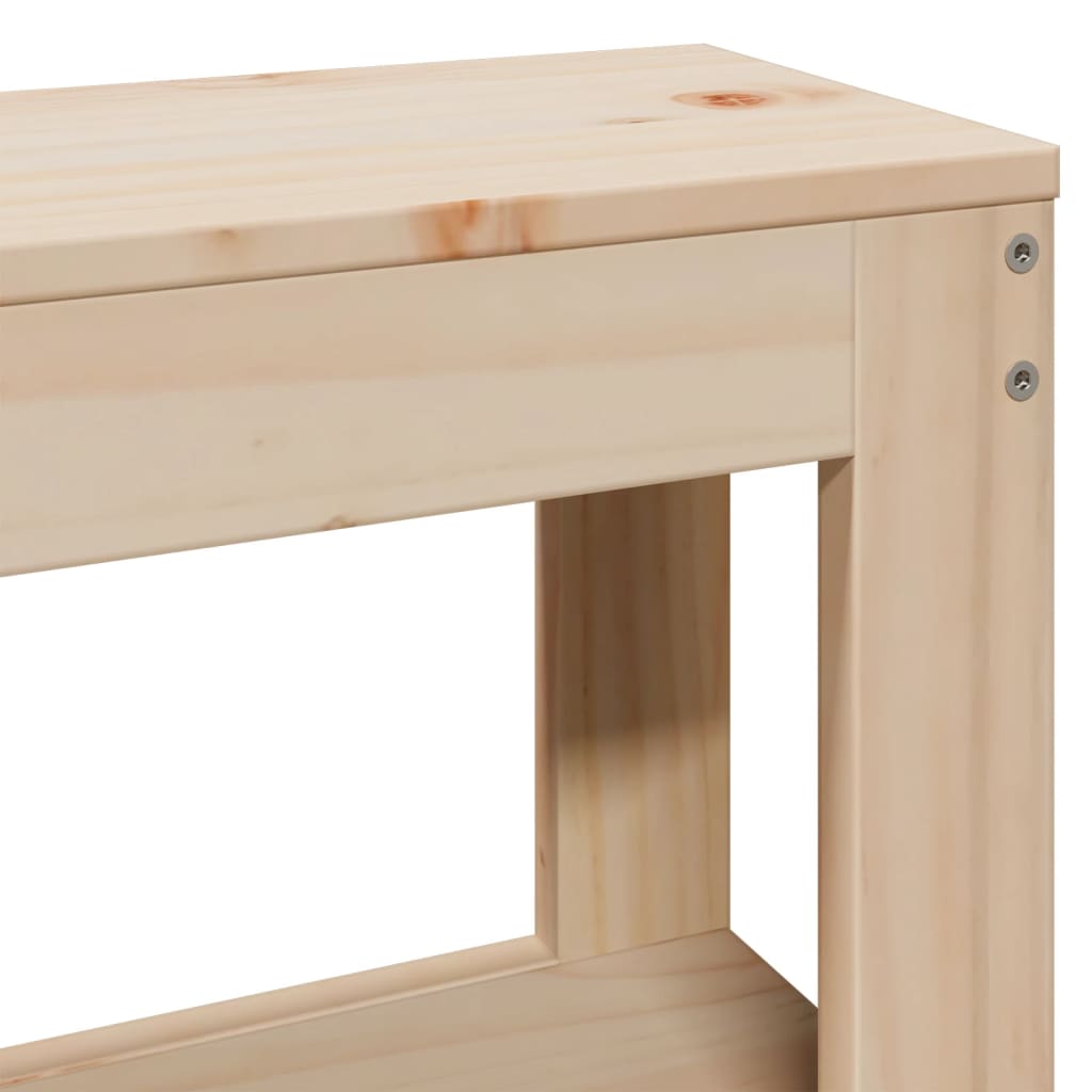 vidaXL Σκελετός Κρεβατιού Χωρίς Στρώμα 120x190 εκ Μασίφ Ξύλο Πεύκου