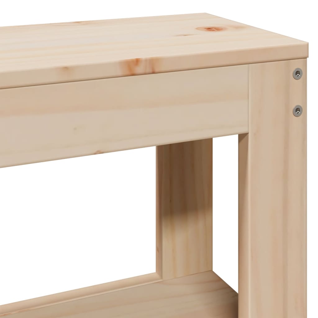 vidaXL Σκελετός Κρεβατιού Χωρίς Στρώμα 90x190 εκ Μασίφ Ξύλο Πεύκου