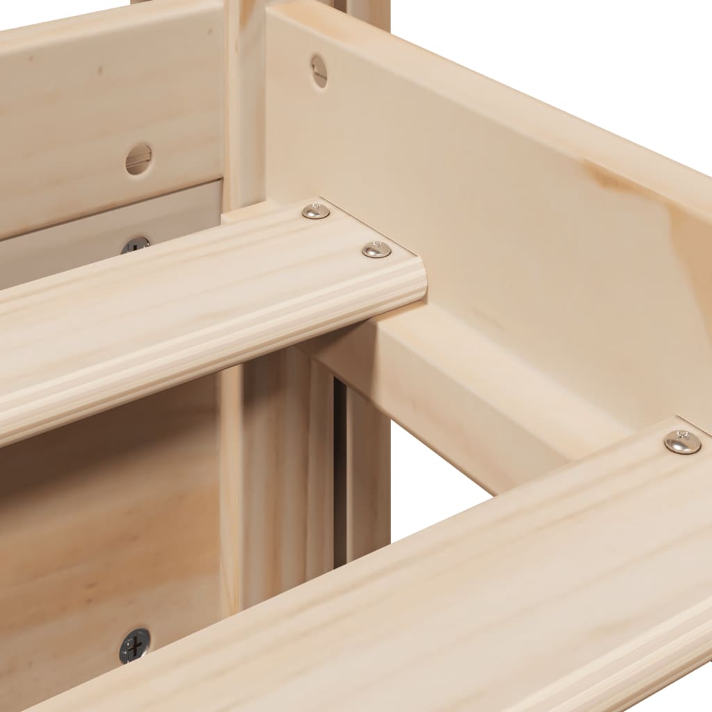 vidaXL Πλαίσιο Κρεβατιού Κεφαλάρι 75x190εκ. Μασίφ Πεύκο