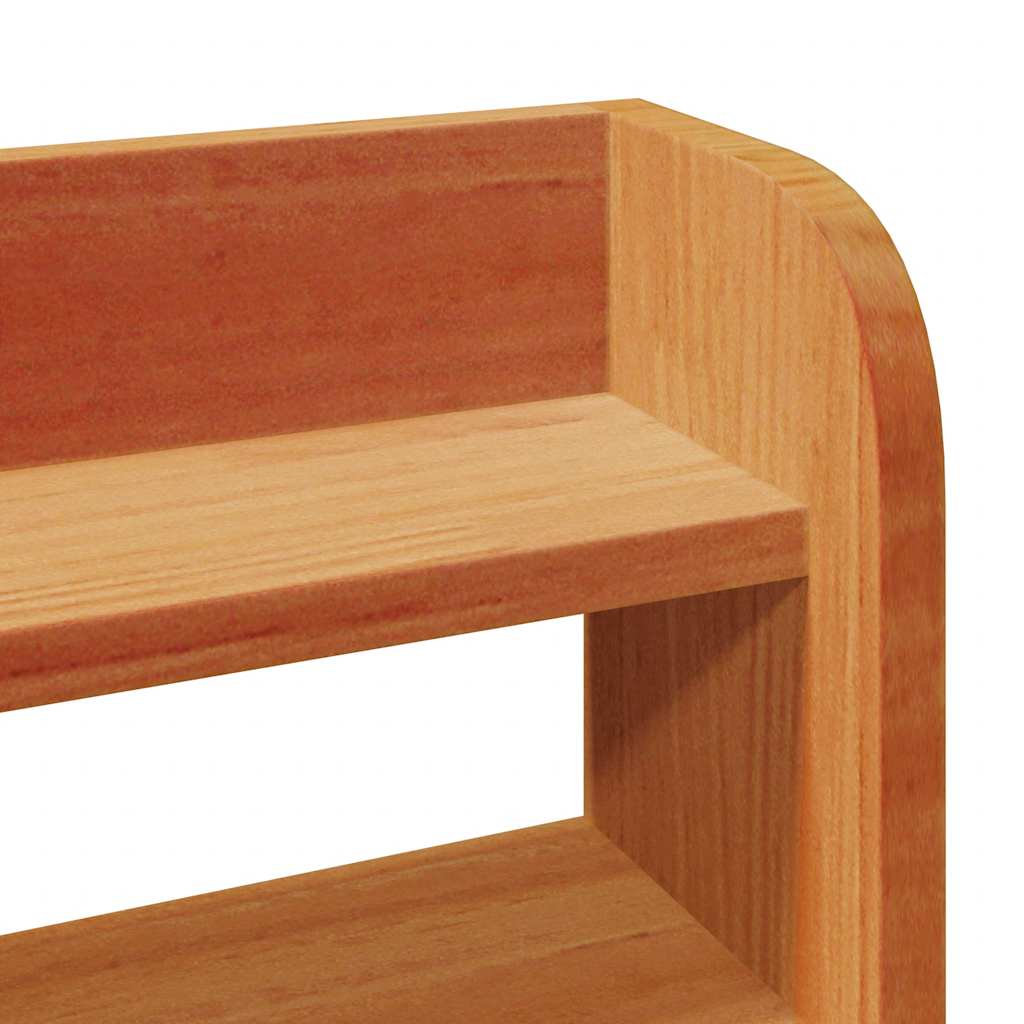 vidaXL Σκελετός Κρεβ. Χωρίς Στρώμα Καφέ Κεριού 100x200 εκ Μασίφ Πεύκο