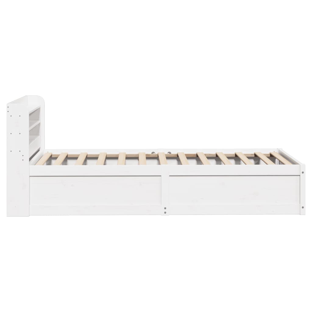 vidaXL Πλαίσιο Κρεβατιού Κεφαλάρι Λευκό 75x190εκ. Μασίφ Πεύκο