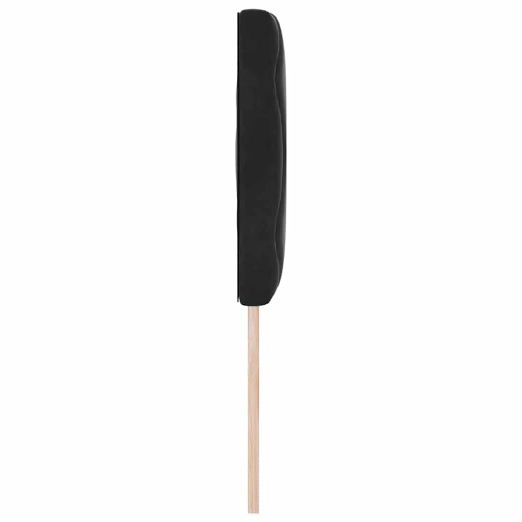 vidaXL LED κεφαλάρι Μαύρο 144 cm Βελούδο