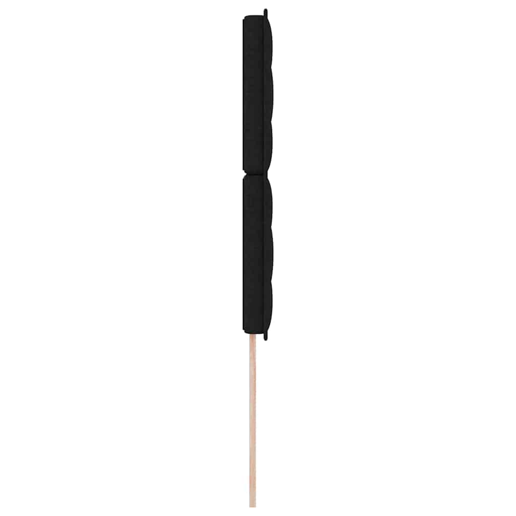 vidaXL LED κεφαλάρι με φώτα λωρίδας LED Μαύρο 90 cm Πολυεστέρας