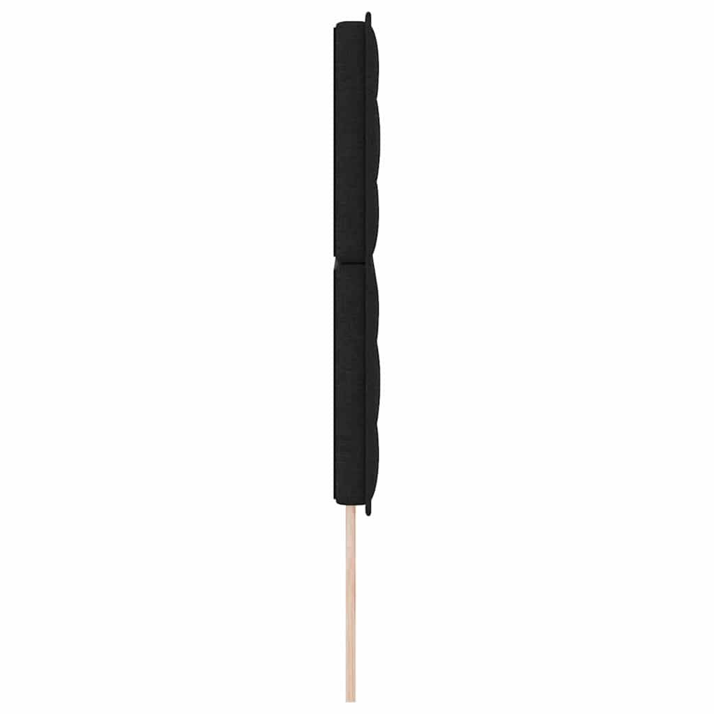 vidaXL LED κεφαλάρι με φώτα λωρίδας LED Μαύρο 144 cm Πολυεστέρας