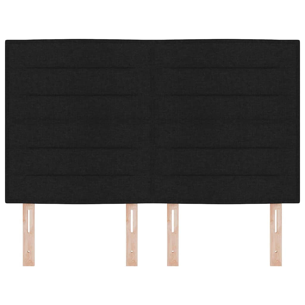 vidaXL LED κεφαλάρι με φώτα λωρίδας LED Μαύρο 160 cm Πολυεστέρας