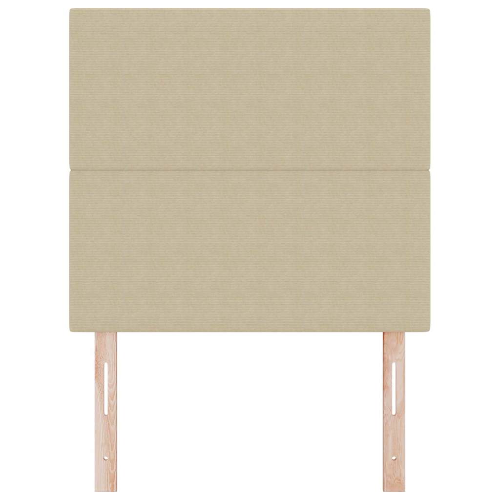 vidaXL LED κεφαλάρι με κεφαλάρι Γκρι Πράσινο 100 cm Πολυεστέρας