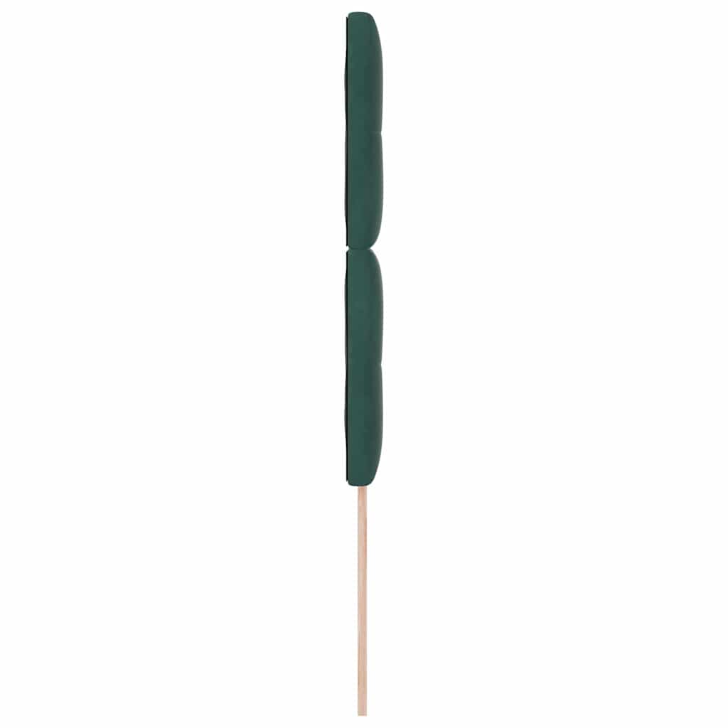 vidaXL LED κεφαλάρι με φώτα λωρίδας LED Πράσινο 80 cm Πολυεστέρας