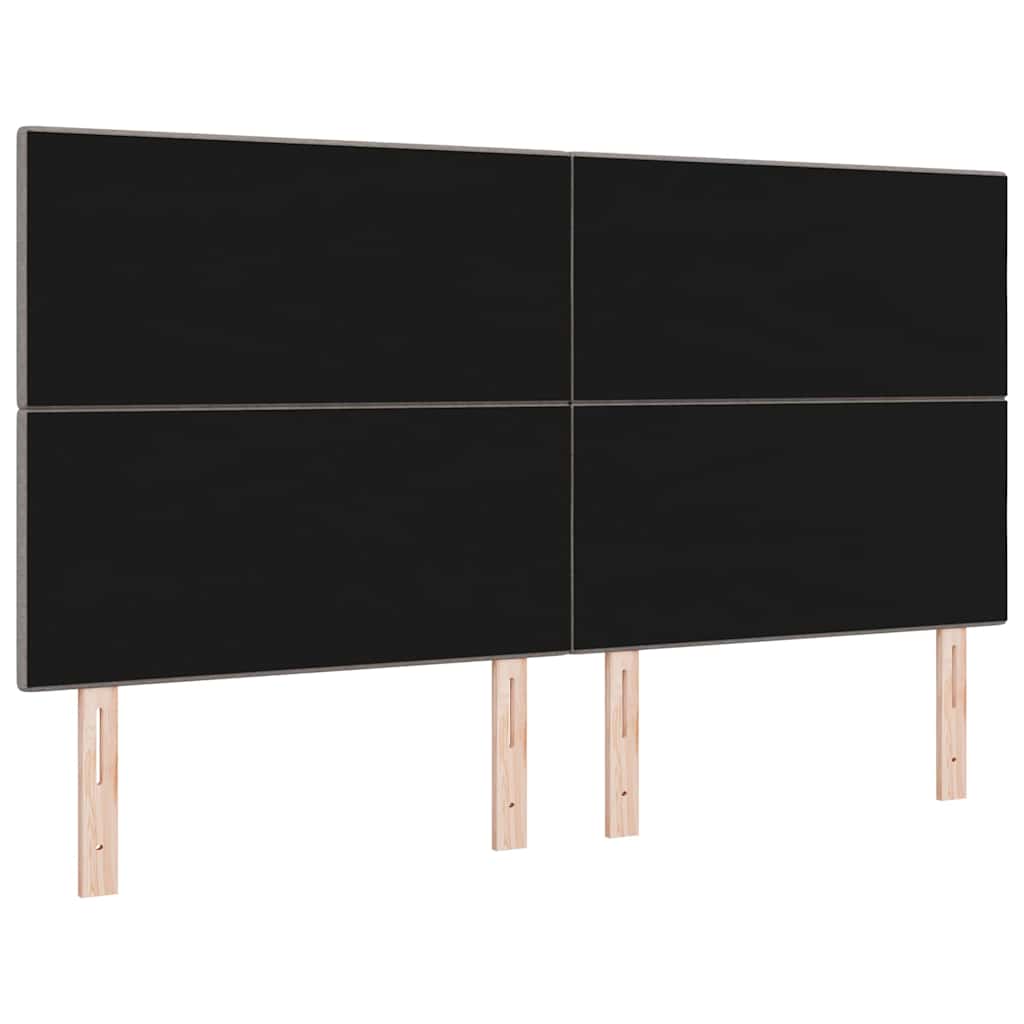 vidaXL LED κεφαλάρι με φώτα λωρίδας LED Taupe 180 cm Πολυεστέρας