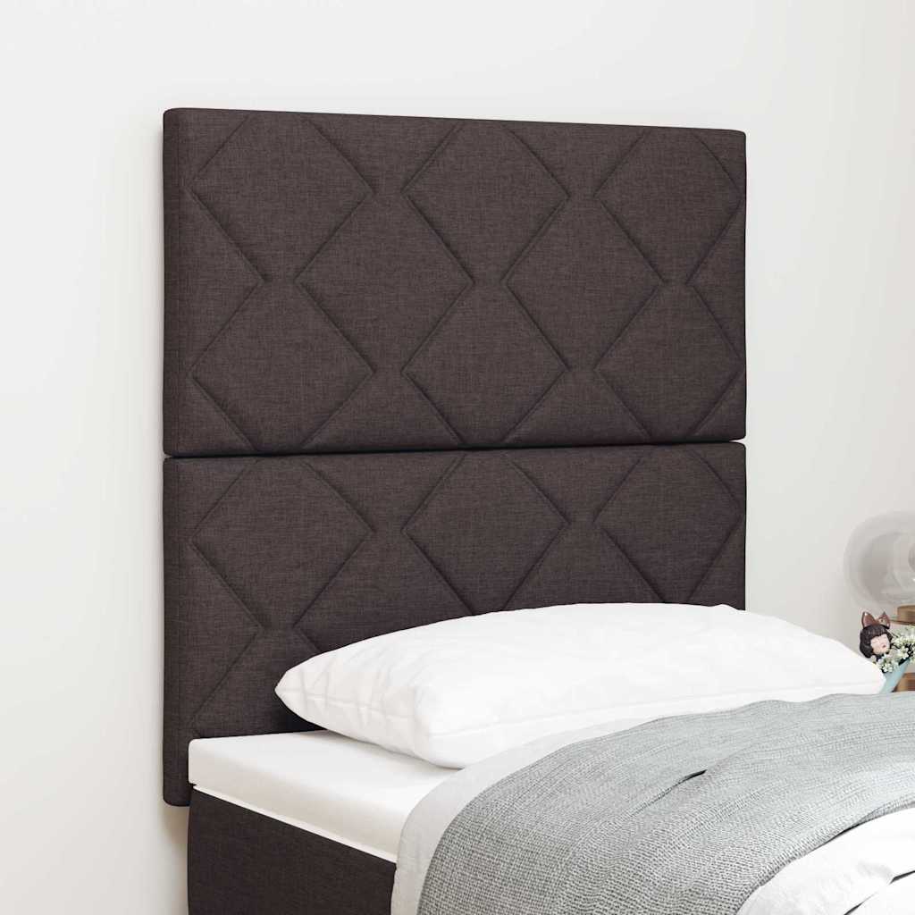 vidaXL LED κεφαλάρι Ανοιχτό γκρι 80 cm ύφασμα