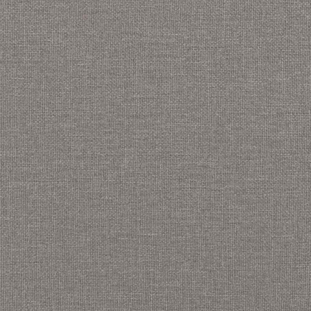 vidaXL Κρεβάτι με ελατήρια με κεφαλάρι Taupe 100 x 200 cm ύφασμα