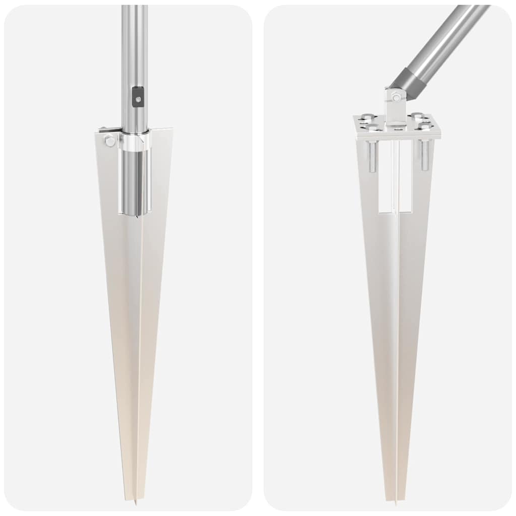 vidaXL Στύλοι Φράχτη με Αγκύρωμα 26 τεμ Ø32 mm 100 cm Γαλβανισμένος Χάλυβας