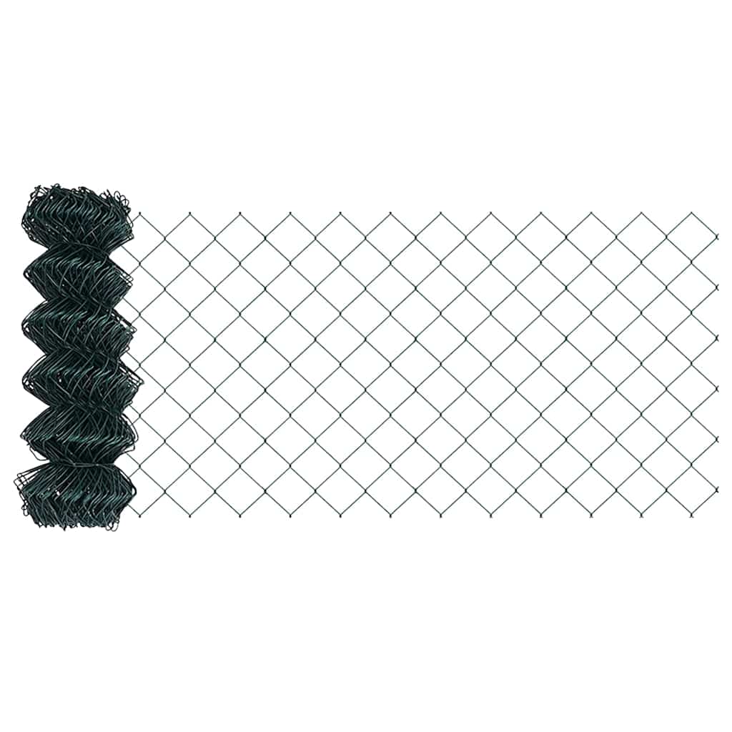 vidaXL Στύλος Περιφράξεων Πράσινο 25 x 0,4 μ (40 x 40 χιλιοστά πλέγμα)