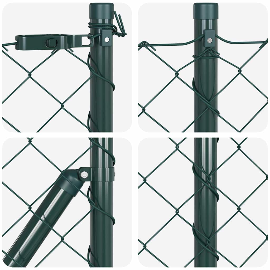 vidaXL Στύλος Περιφράξεων Πράσινο 10 x 0,6 μ (60 x 60 mm πλέγμα)