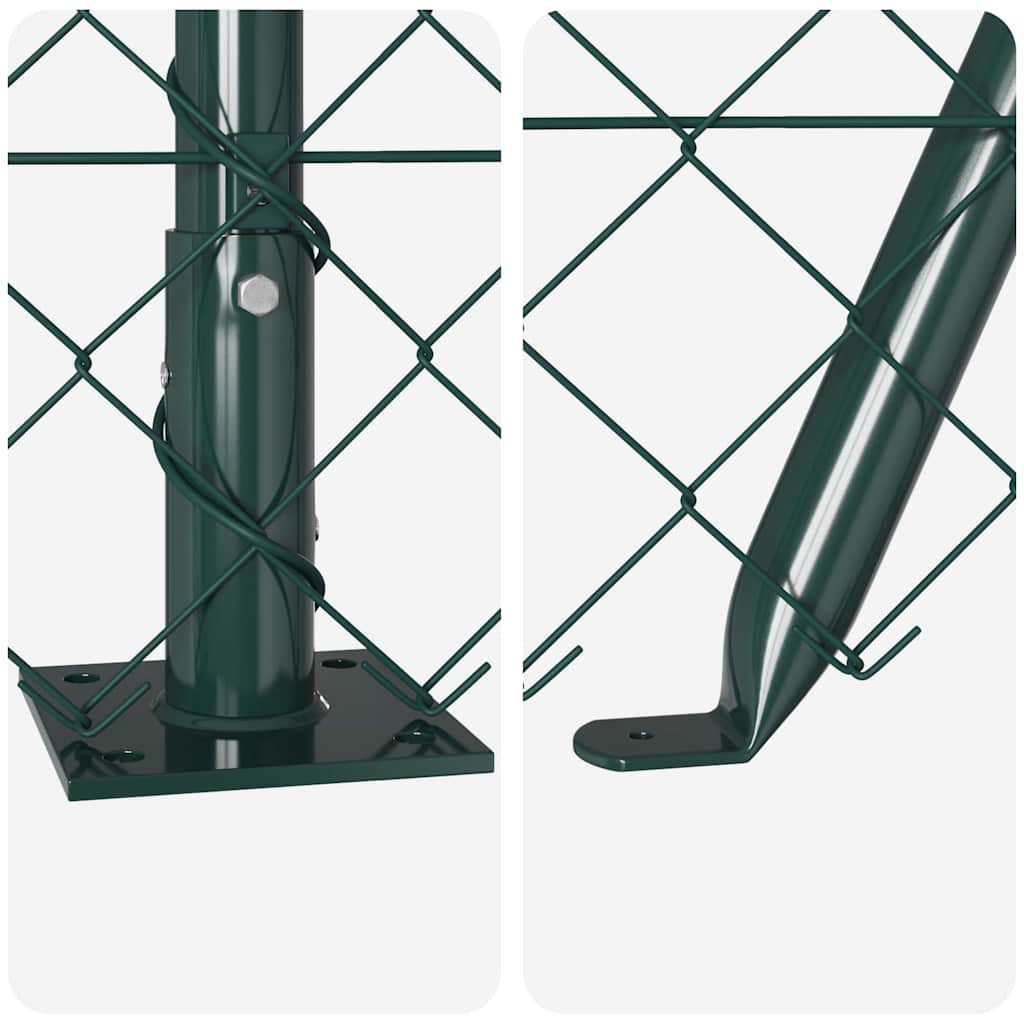 vidaXL Στύλος Περιφράξεων Πράσινο 0,8 x 25 μ (60 x 60 mm διχτυωτό)