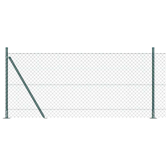 vidaXL Στύλος Περιφράξεων Πράσινο 0,8 x 25 μ (60 x 60 mm διχτυωτό)