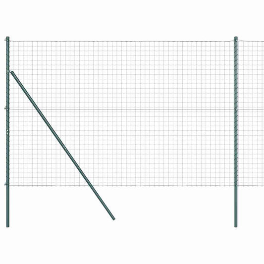 vidaXL Ευρωπαϊκή Περίφραξη 7 Πόδια 1.5x10 μ Γαλβανισμένος Χάλυβας Πράσινος