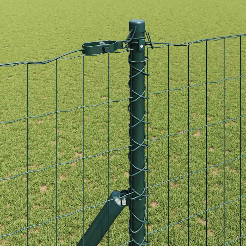 vidaXL Euro Fence με 7 Πόδια 1.6x10 μ Γαλβανισμένο Ατσάλι Πράσινο