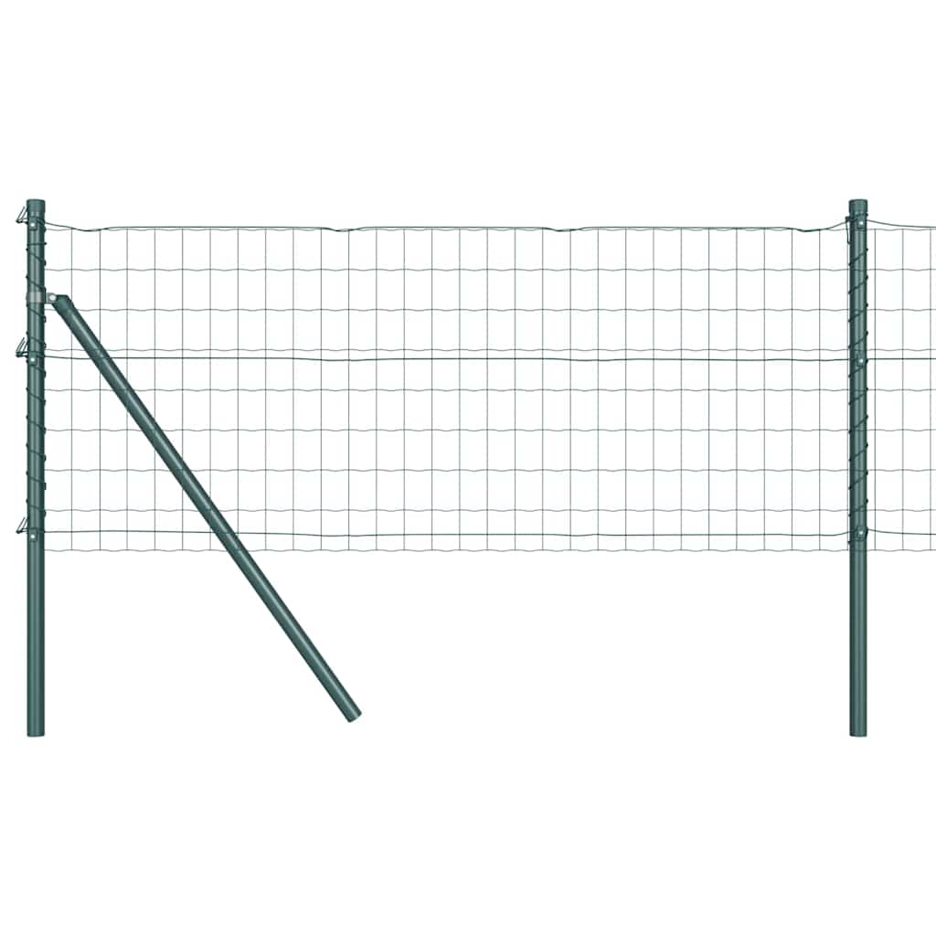 vidaXL Euro Fence με 13 Πόδια 0.6x50 μ Γαλβανισμένο μέταλλο Πράσινο