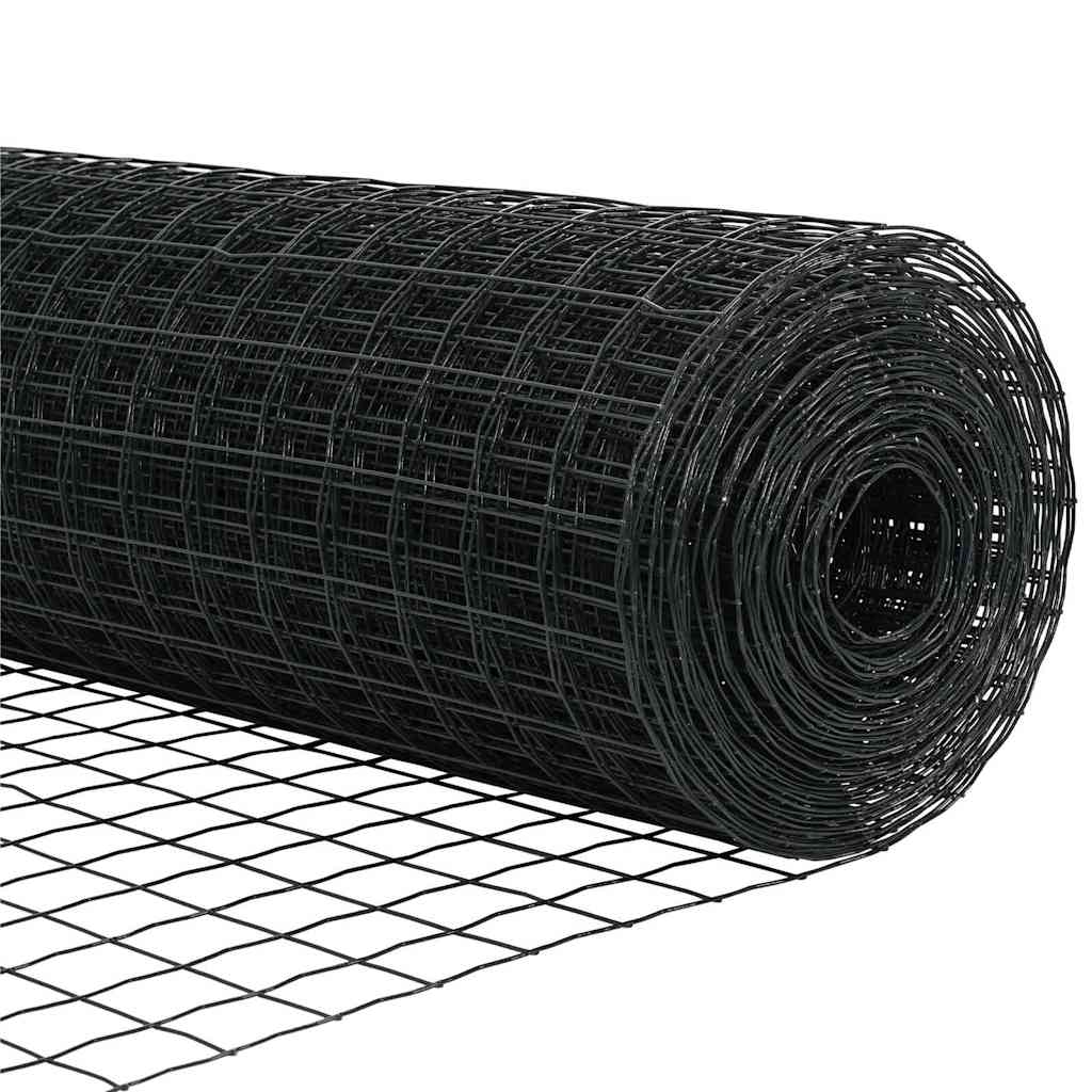 vidaXL Ευρωπαϊκή Στήριξη Φράχτη 25 x 0,4 m PVC-Επικαλυμμένο Ατσάλι