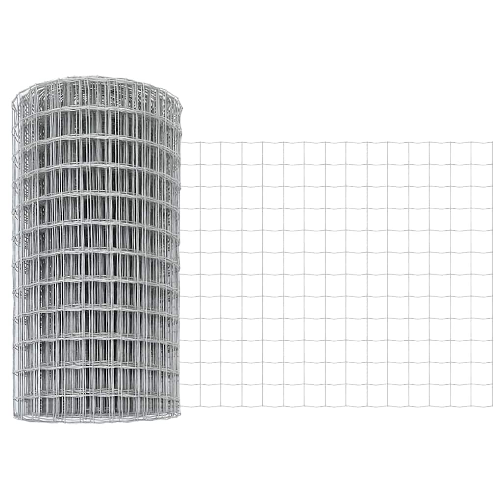 vidaXL Euro Fence με 7 Πόρους 0.8x10 μ Γαλβανισμένος Χάλυβας