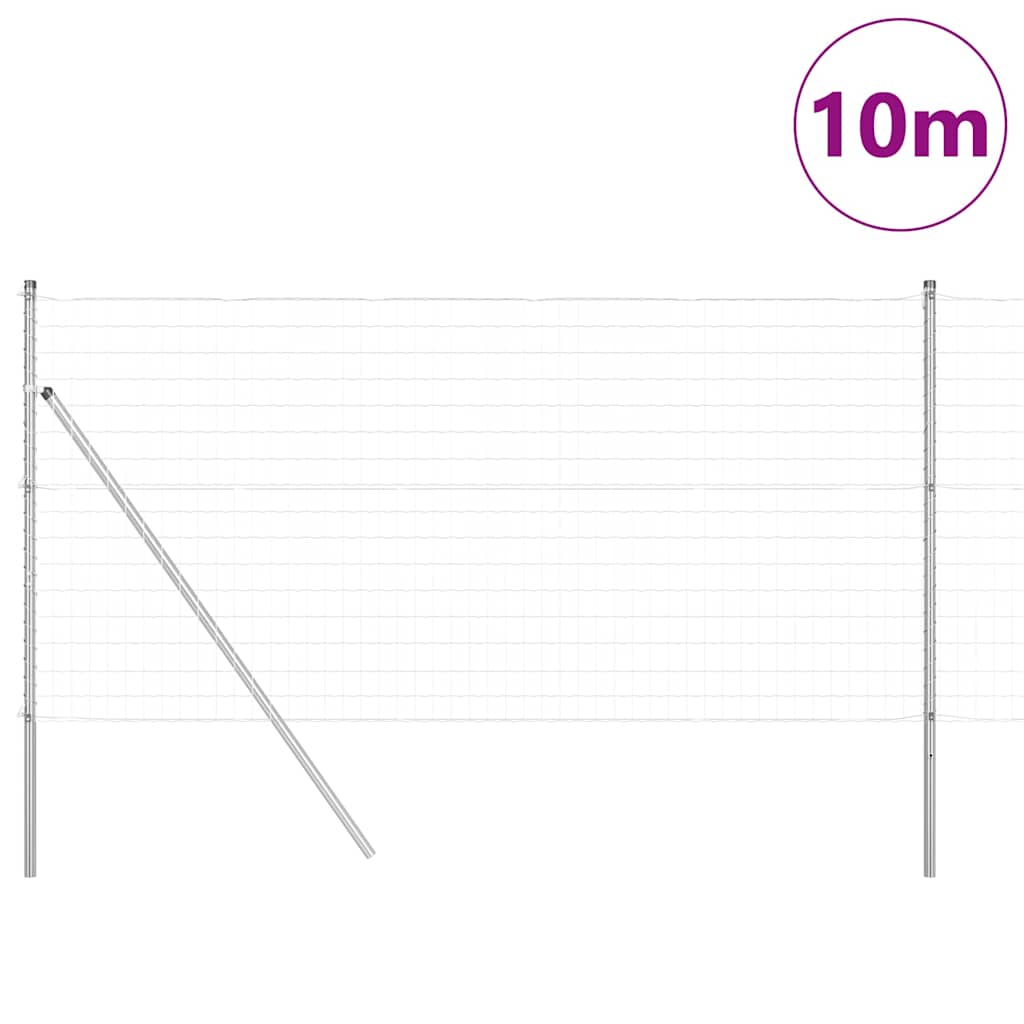 vidaXL Euro Fence με 7 Πόδια 1.2x10 μ Γαλβανισμένο Ατσάλι