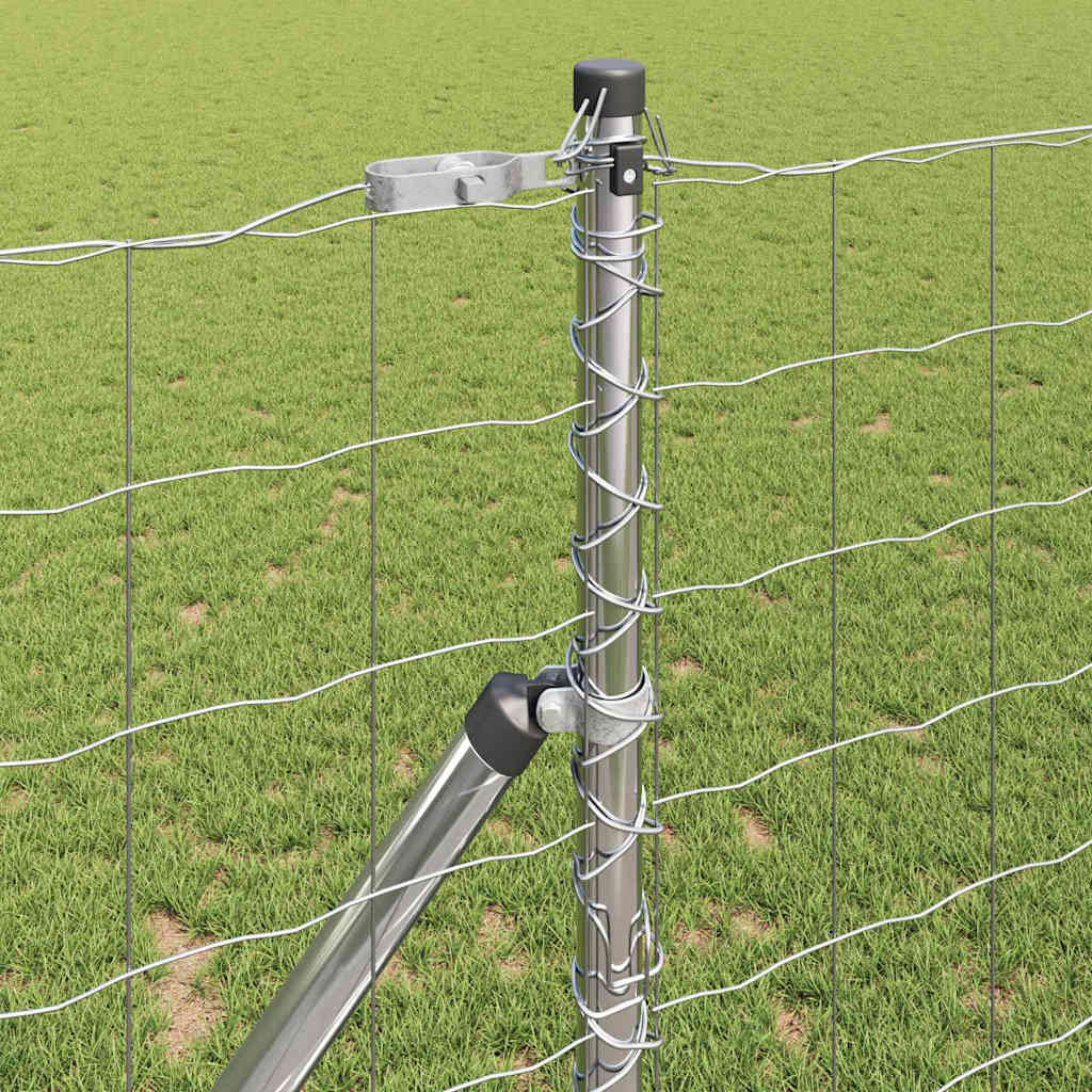vidaXL Euro Fence με 7 στήλες 1.4x10 μ Γαλβανισμένος Χάλυβας