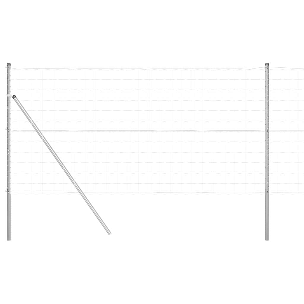 vidaXL Euro Fence με 7 στήλες 1.4x10 μ Γαλβανισμένος Χάλυβας