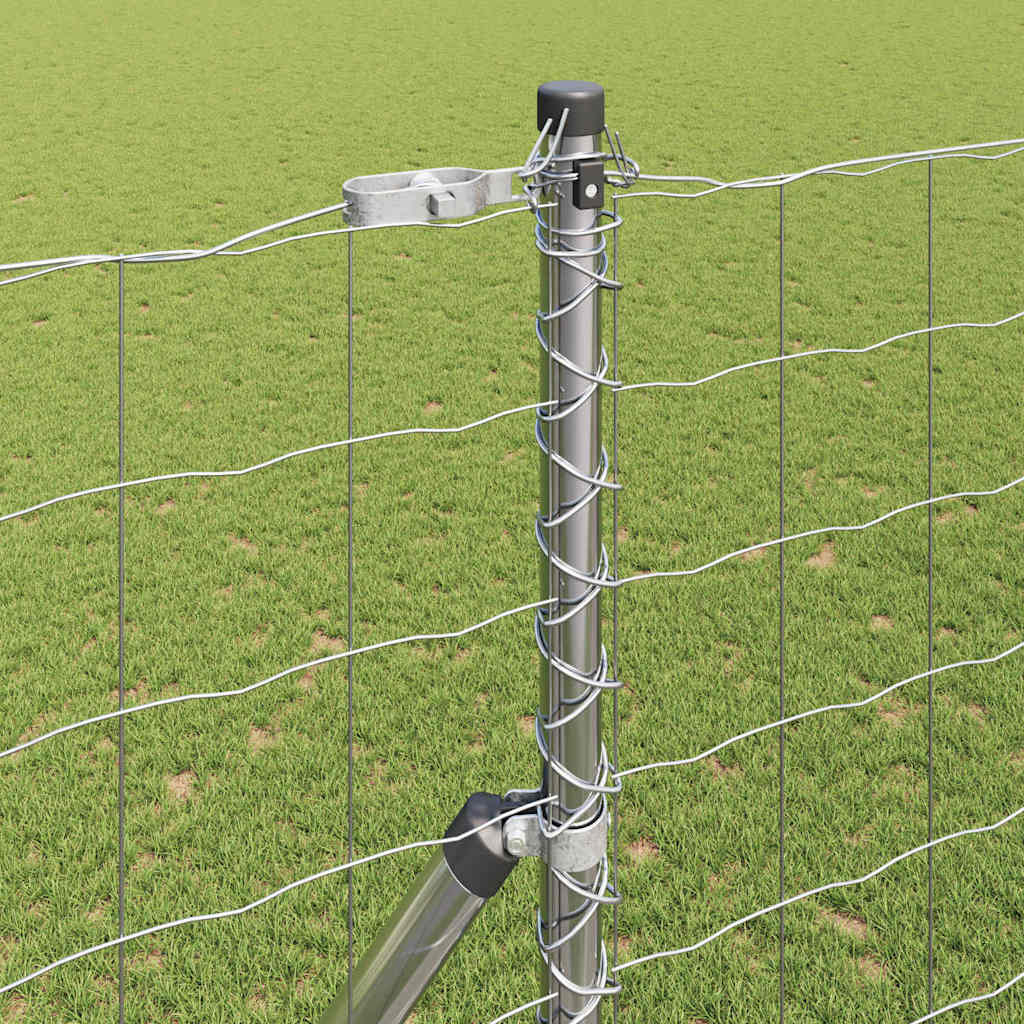 vidaXL Φράχτης Euro με 7 Πόστες 1.6x10 μ Γαλβανισμένος Χάλυβας