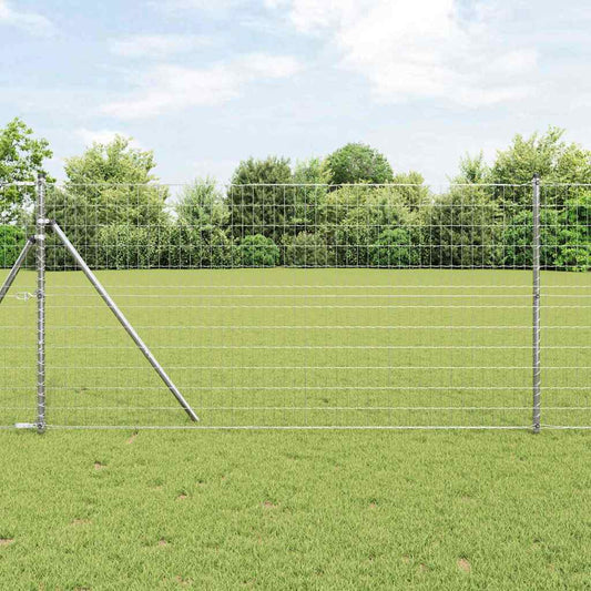 vidaXL Euro Fence με 13 Πόλους 1x25 μ Γαλβανισμένο Σίδερο