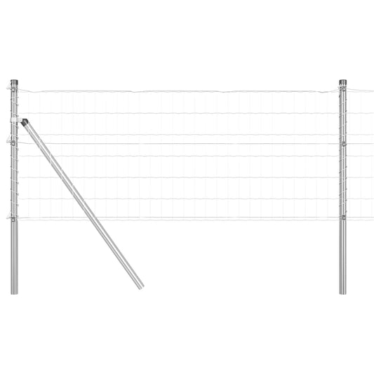 vidaXL Euro Fence με 13 Στήλες 0.6x50 μ Γαλβανισμένος Χάλυβας