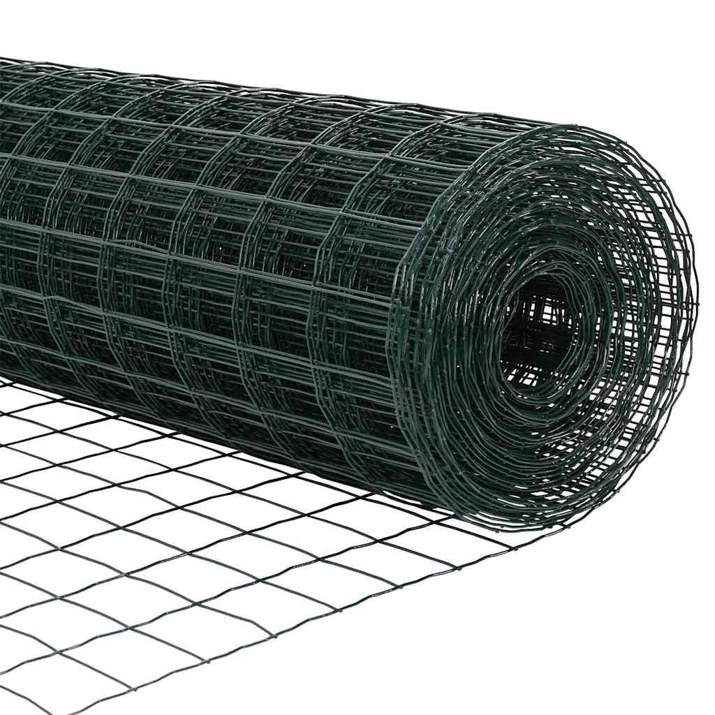 vidaXL Ευρωπαϊκός Φράκτης με Ακίδες 25 x 0,4 m PVC-Επικαλυμμένο Ατσάλι