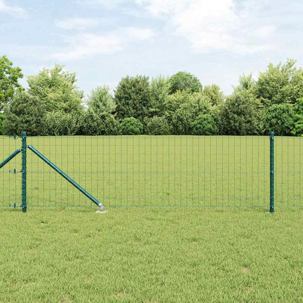 vidaXL Ευρωπαϊκός Φράκτης με Ακίδες 25 x 0,4 m PVC-Επικαλυμμένο Ατσάλι