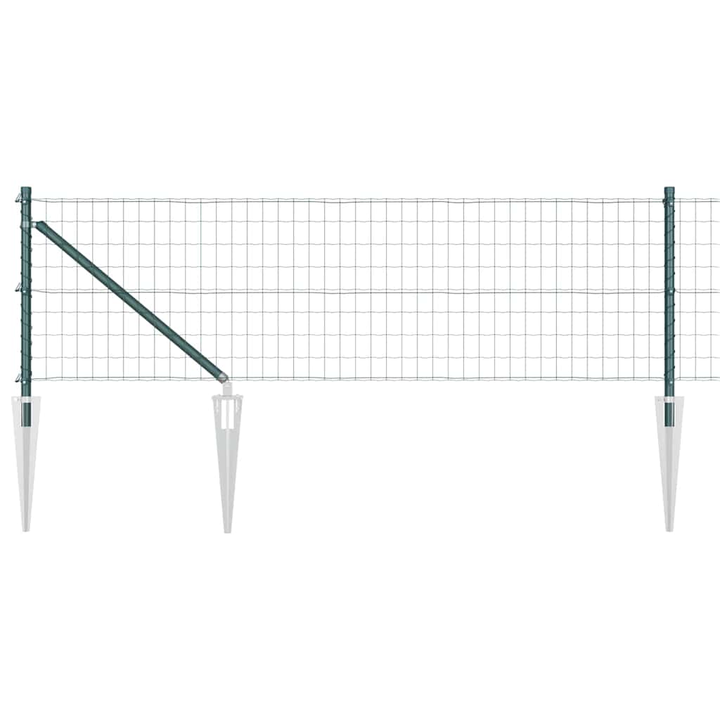 vidaXL Ευρωπαϊκός Φράκτης με Ακίδες 25 x 0,4 m PVC-Επικαλυμμένο Ατσάλι