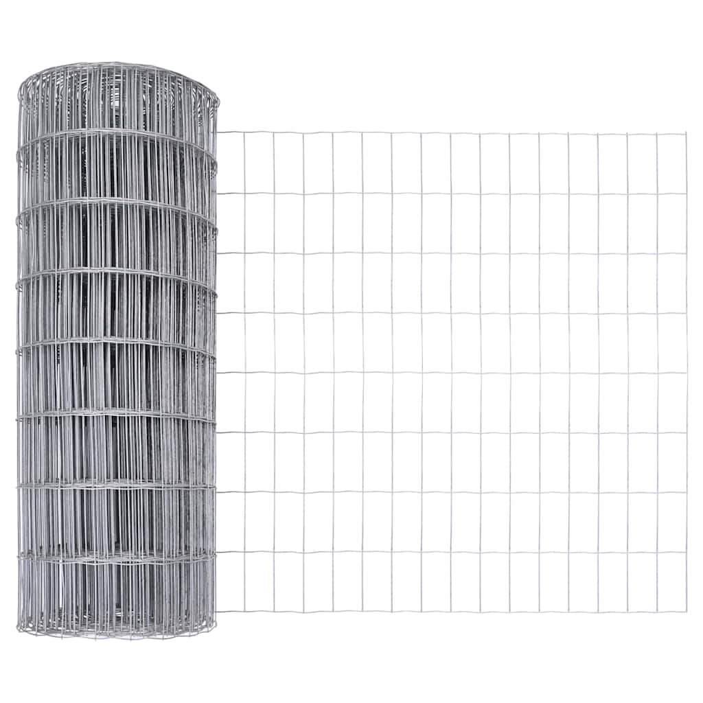 vidaXL Euro Fence με 7 ακίδες 0.6x10 μ γαλβανισμένος χάλυβας