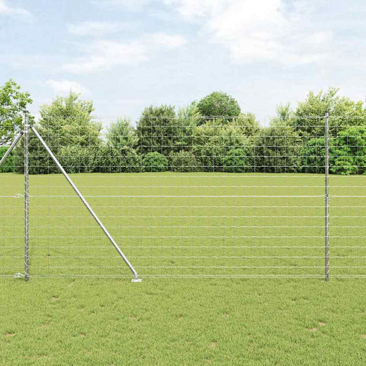 vidaXL Euro Fence με 7 Στηρίγματα 1.6x10 μ Γαλβανισμένο Ατσάλι