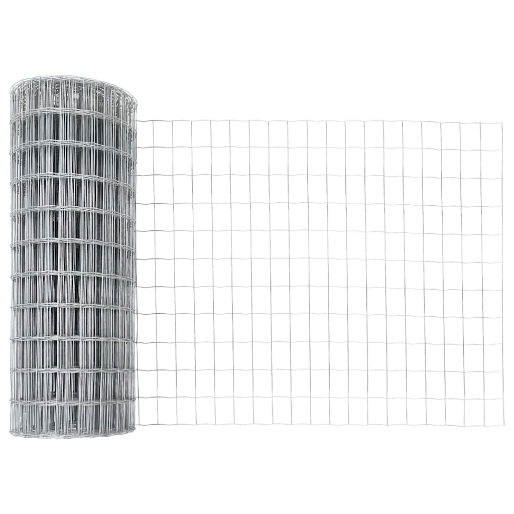 vidaXL Euro Fence με 13 καρφιά 0.6x25 μ γαλβανισμένος χάλυβας