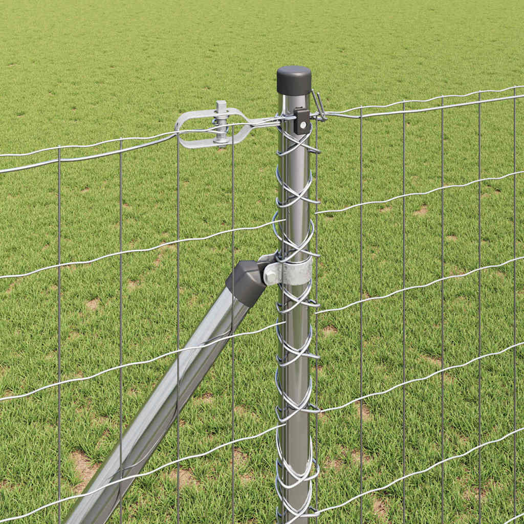 vidaXL Ευρωπαϊκός φράκτης με 13 ακίδες 1.2x25 μ. Γαλβανισμένος σίδηρος