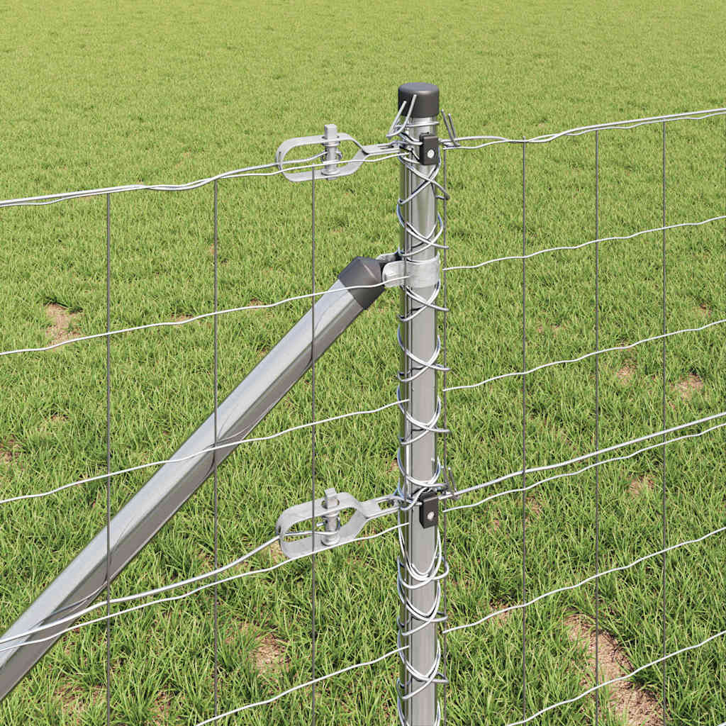 vidaXL Euro Fence με 13 Στήλες 0.4x25 μ Γαλβανισμένος Χάλυβας