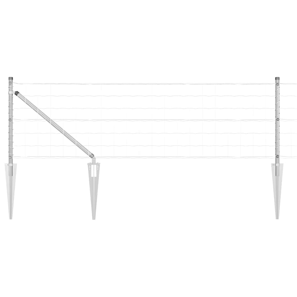 vidaXL Euro Fence με 13 Άγκιστρα 0.6x25 μ Γαλβανισμένο Ατσάλι