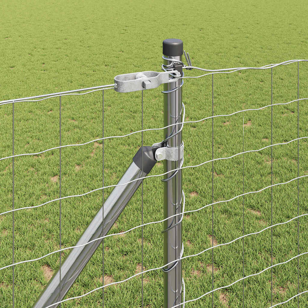 vidaXL Euro Fence με 7 Στερεωτικές Σφήνες 1.4x10 μ Γαλβανισμένος Χάλυβας
