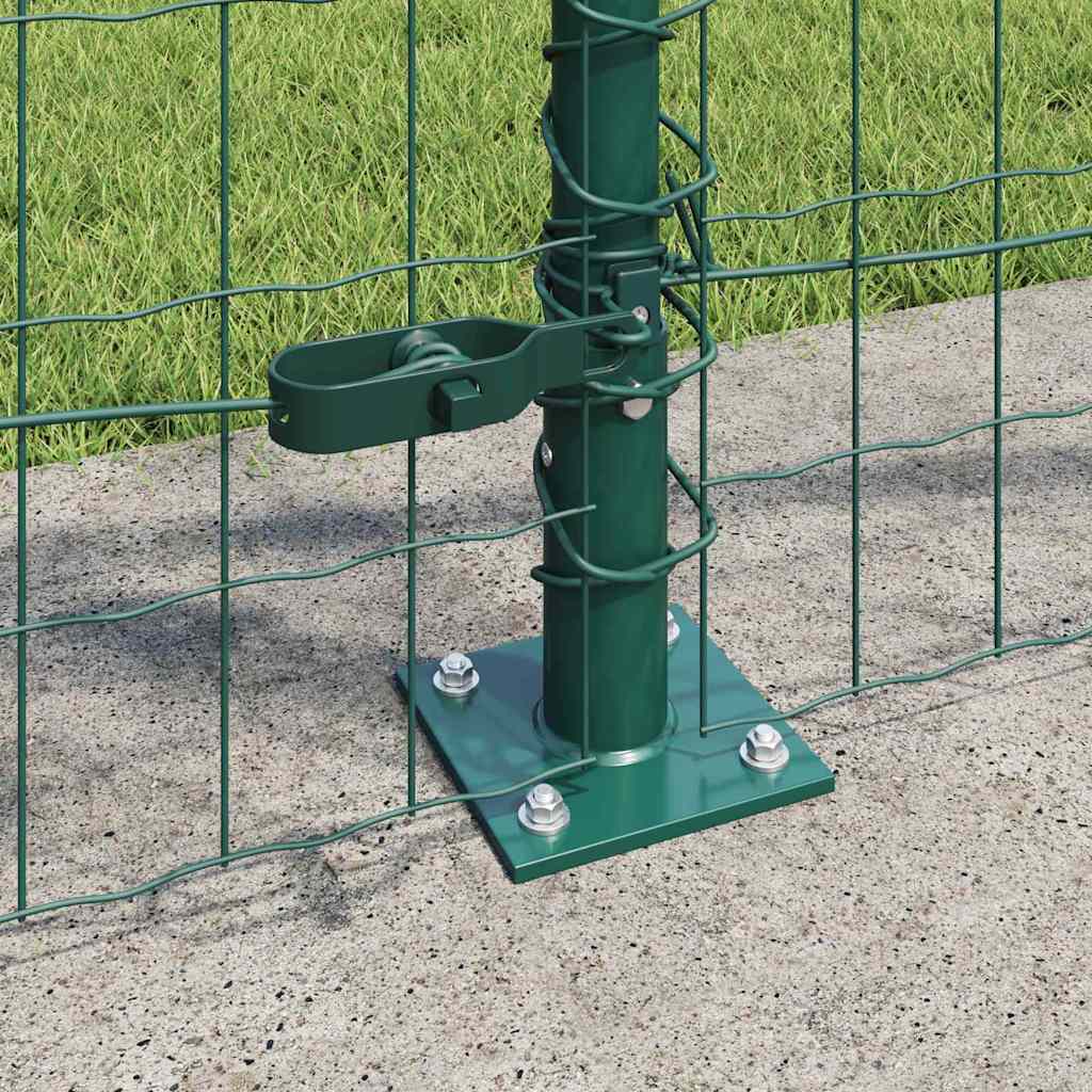 vidaXL Ευρωπαϊκός Φράκτης με 13 Στηρίγματα 0.8x25 μ Γαλβανισμένος Χάλυβας