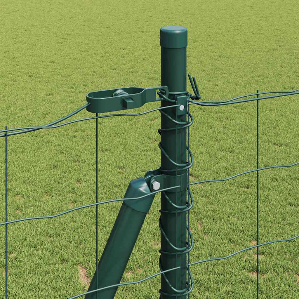 vidaXL Euro Fence με 13 Πρόσθετους Πόλους 1.2x25 μ Γαλβανισμένο Χάλυβα