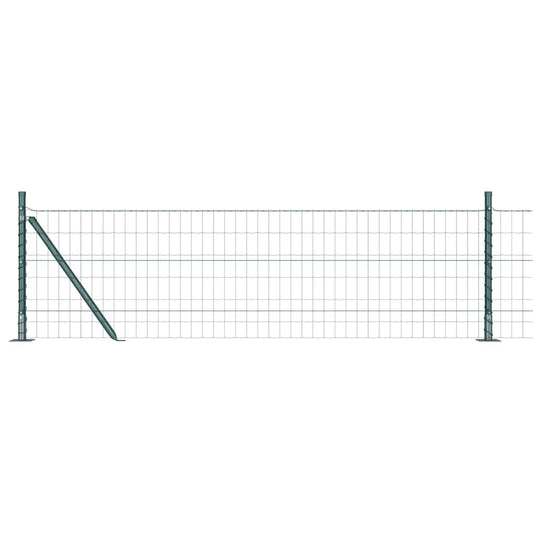 vidaXL Euro Fence με 13 φλαντζαριστά πόδια 0.6x50 μ Γαλβανισμένος Χάλυβας