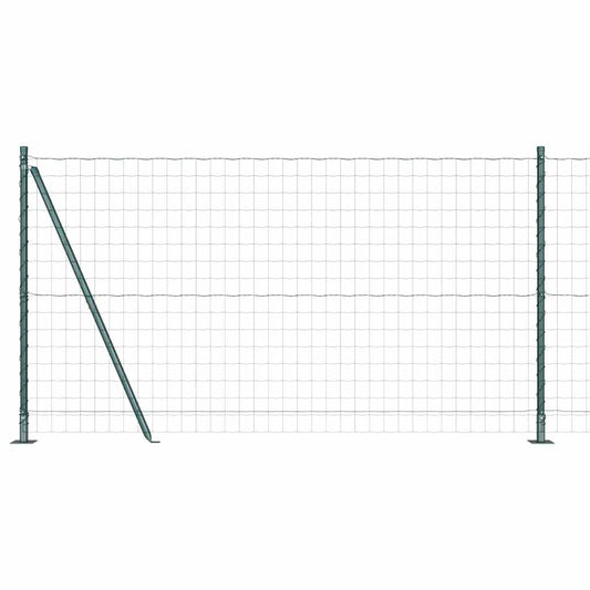 vidaXL Ευρωπαϊκή Περίφραξη με 13 Στηρίγματα 1.2x25 μ Γαλβανισμένου Ατσαλιού