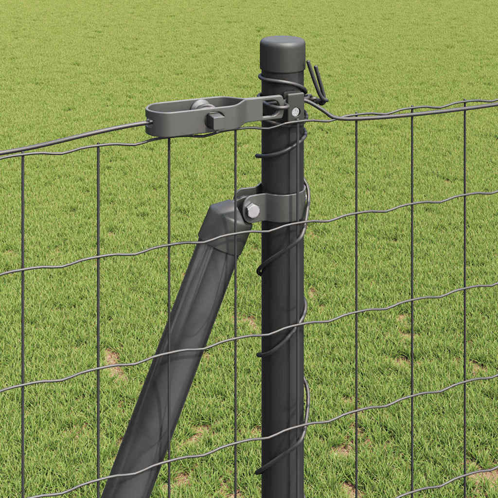 vidaXL Φράχτης Euro με 7 φλαντζέδες 1.2x10 μ γαλβανισμένος χάλυβας