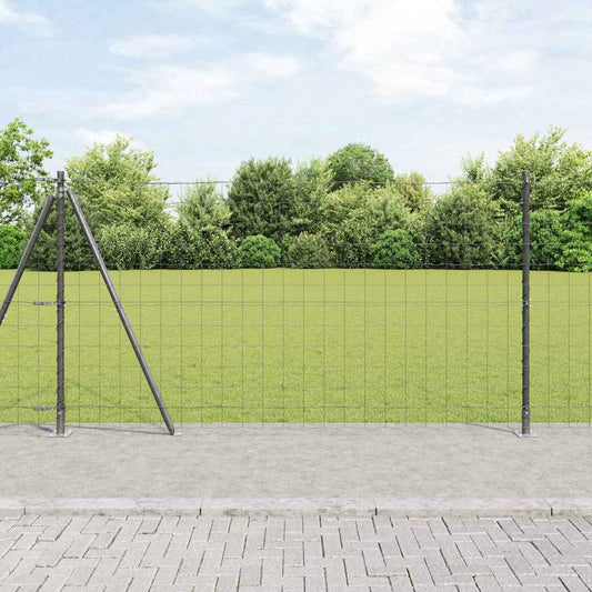 vidaXL Euro Fence με 13 Πόλους Έδρασης 1.2x25 μ Γαλβανισμένο Μέταλλο