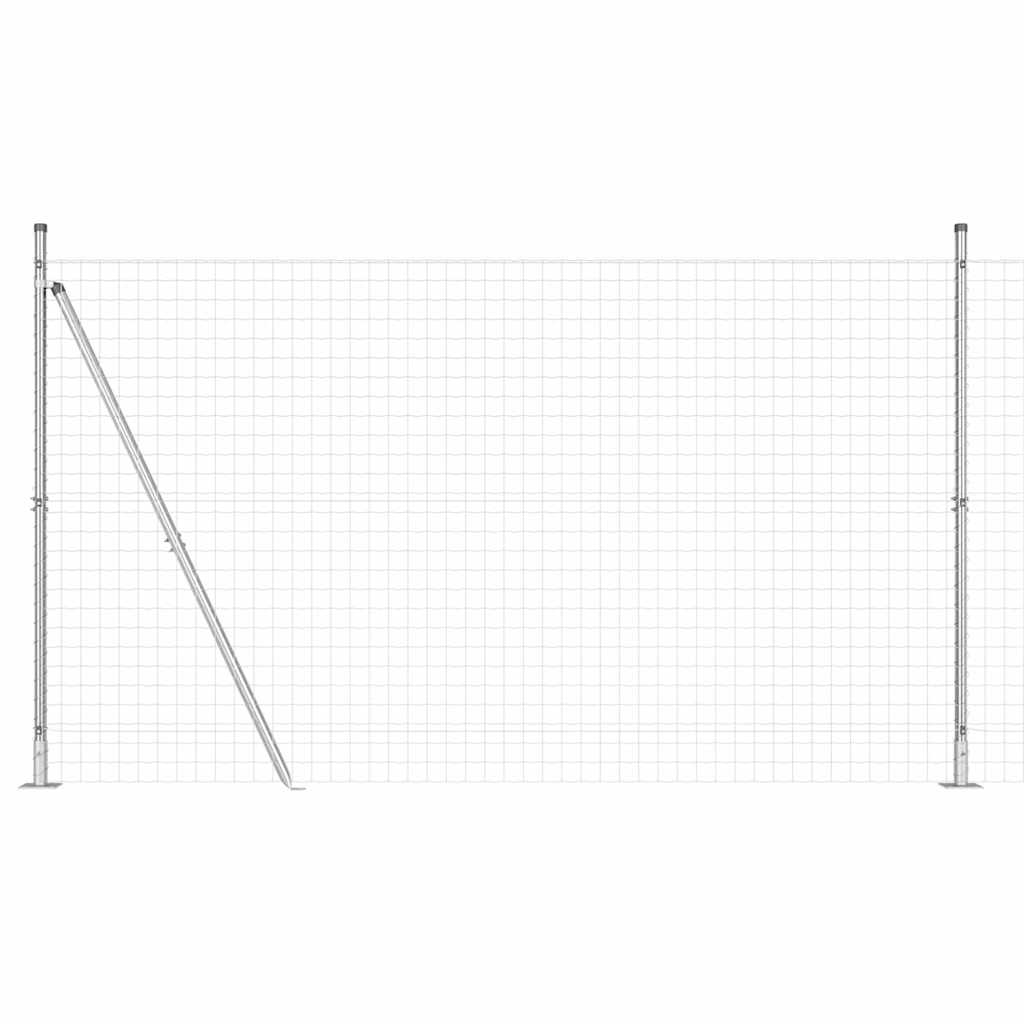 vidaXL Euro Fence με 7 Γωνιακούς Πόλους 1.4x10 μ Γαλβανισμένος Χάλυβας