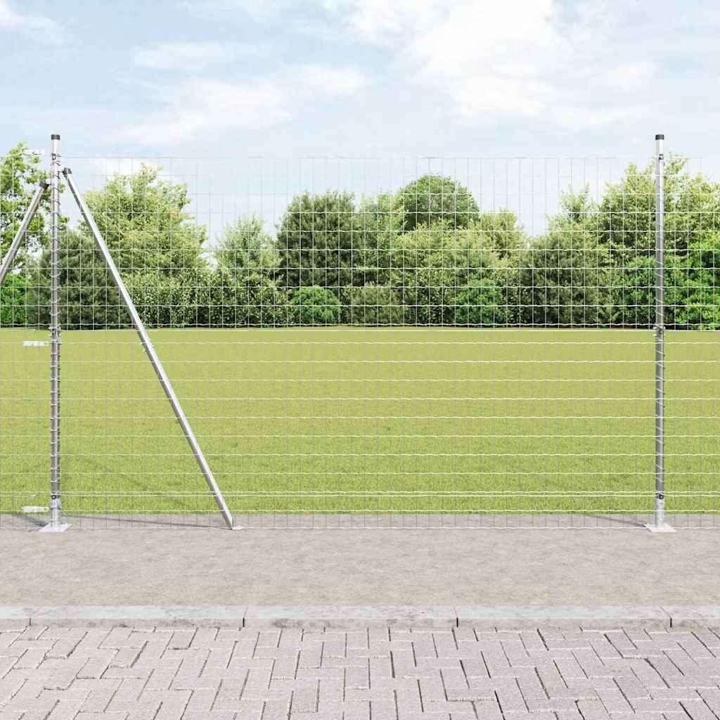 vidaXL Euro Fence με 7 πάσους 1.6x10 μ Γαλβανισμένο Ατσάλι